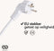 Infinity Goods INF2365 - Elektrische Convector Kachel - 750/1500/2000W - Verstelbare Thermostaat - Wit/Zwart