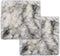 vidaXL - Stoelkussens - 2 - st - 40x40 - cm - schapenvacht - gemêleerd - donkergrijs