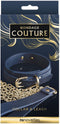 NS Novelties - Bondage Couture Collar & Leash - Bondage / SM Collar and leash Blauw