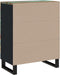 vidaXL - Dressoir - 60x33x75 - cm - massief - gerecycled - hout