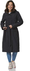 Happy Rainy Days Rome - Lange Regenjas Dames - Waterdicht Ademend - Kobalt Blauw