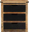 vidaXL - Dressoir - met - 3 - lades - 55x35x60 - cm - massief - mangohout