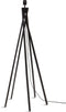 GOOD&MOJO Vloerlamp Java - Bamboe Zwart - Ø50x146cm - - Staande lampen voor Woonkamer - Slaapkamer