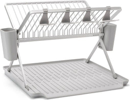 Brabantia SinkSide Afdruiprek - Inklapbaar - 17 borden - Mid Grey