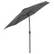 vidaXL - Parasol - met - metalen - paal - 300 - cm - antraciet