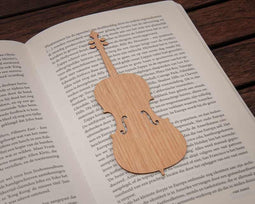 Boekenlegger Cello Eiken.