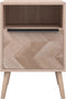 vidaXL - Finori - Finori - Dressoir - Lusk - 61A - 38,5x38,5x57 - cm - sonoma - eikenkleurig