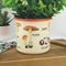 Gift Republic Emaille Bloempot - Paddestoelen
