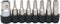 KS Tools 911.1480 - 1/4 Bitset voor Vijfsterschroeven - 8-delig (set van 8)