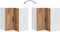 vidaXL - Keukenwandhoekkast - Lucca - bewerkt - hout - oud - houtkleurig