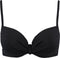 Barts Solid Wire - Dames Bikinitopje - Voorgevormde cups met verstelbare schouderbandjes - black