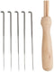 Viltnaald houder, l: 9 cm, 1set