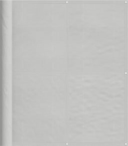 vidaXL - Balkonscherm - 120x300 - cm - 100% - oxford - polyester - lichtgrijs