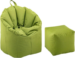 SVJ Zitzak Rond - 70 x 70 x 80 cm - Nylon - Groen