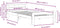 vidaXL - Bedframe - zonder - matras - massief - grenenhout - wasbruin - 90x200 - cm