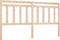 vidaXL - Hoofdbord - 186x4x100 - cm - massief - grenenhout