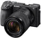 Sony A6600 - Systeemcamera - 24.2MP - 4K video - Zwart