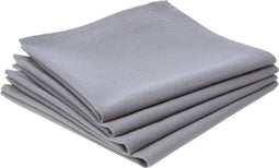 4er-Set Servietten aus Baumwolle - hellgrau - 40x40 cm - Grau - Atmosphera createur d'interieur