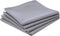 4er-Set Servietten aus Baumwolle - hellgrau - 40x40 cm - Grau - Atmosphera createur d'interieur