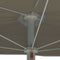 vidaXL - Parasol - half - met - paal - 180x90 - cm - groen