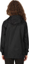 Regatta - Kids Pack It III Opvouwbaar Kinder Regenjack - Zwart - Maat 128