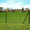 vidaXL - Euro - hek - 25x1 - m - staal - groen
