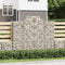 vidaXL - Schanskorven - 2 - st - gewelfd - 200x30x160/180 - cm - ijzer