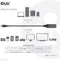 Club 3D CAC-1404 - USB 3.2 Gen1 Active Repeater Cable - 5m M/F 28AWG - Zwart