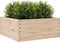 vidaXL - Plantenbak - 110x110x46 - cm - massief - grenenhout