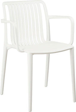 Mica Decorations Paloma - Tuinstoel - L53 x B53 x H77,5 cm - Wit
