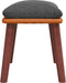 vidaXL - Voetenbank - 45x29,5x35 - cm - stof - en - kunstleer - donkergrijs