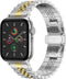 Selencia Jubilee stalen bandje - Geschikt voor Apple Watch 1, 2, 3, 4, 5, 6, 7, 8, 9, 10 (42 mm), SE - 38/40/41 mm - Zilver - One Size