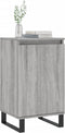 vidaXL - Dressoir - 40x35x70 - cm - bewerkt - hout - grijs - sonoma