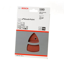 Bosch C430 - Schuurbladset 10-delig - 102x62, 93 mm - Korrel 180