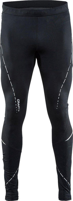 Craft Essential Tights M - Sportlegging Heren - Zakken met ritssluiting - Black