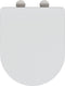 vidaXL - Snelle - Afneembare - WC-zitting - met - Zachte - Sluiting - Duroplast - Wit
