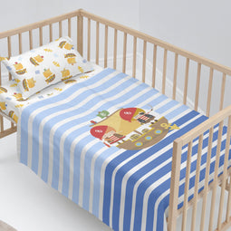 Happy Friday Sheet set 2 pieces Pirate ship 120x180 cm (Cot bed) Multicolor