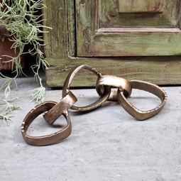 Benoa Sculptuur Geboeid Antiek Messing