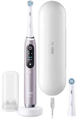 Oral-B iO Series 9n - Elektrische tandenborstel - 7 poetsprogramma's - Roze (2 stuks)
