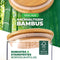 GREEN BEE'S spaghetti voorraadpotten - set van 2 - 1730 ml borosilicaatglas met bamboe deksel (2 stuks)