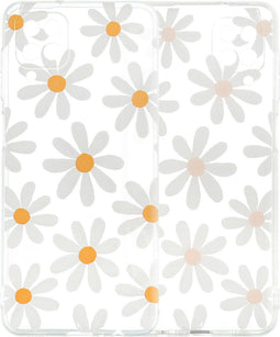 iMoshion Hoesje Geschikt voor Samsung Galaxy A12 Hoesje Siliconen - iMoshion Design hoesje - Meerkleurig / Daisy Flower