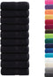 vidaXL - Gastendoekjes - SOLUND - 10 - st - 600 - g/m² - 30x30 - cm - zwart