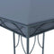 vidaXL - Prieel - met - LED-lichtslinger - 400x300 - cm - antracietkleurig