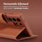 Accezz Samsung Galaxy S24 Ultra - Leather Bookcase 2-in-1 met MagSafe - Echt Nappa leer - Sienna Brown