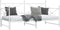 vidaXL - Slaapbank - met - onderschuifbed - zonder - matras - 100x190 - cm - staal - wit
