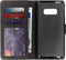 Hoesje Geschikt voor Samsung Galaxy S10e Hoesje Met Pasjeshouder - Luxe Bookcase smartphone - Zwart