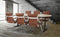 T-poot ovale vergadertafel Quick 240x120cm bladkleur Antraciet eiken framekleur Wit (RAL9010)
