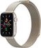 imoshion Milanees magnetisch bandje - Geschikt voor Apple Watch 1, 2, 3, 4, 5, 6, 7, 8, 9, 10 (42 mm), SE - 38/40/41 mm - Sterrenlicht - S
