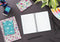 Oxford Floral softcover notitieblok, ft A6, 80 vel, gelijnd, 4 geassorteerde designs 5 stuks