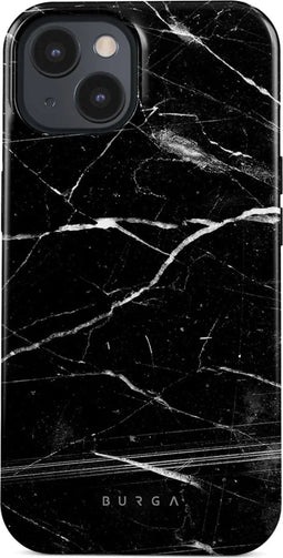 Burga Tough MagSafe Apple iPhone 15 Hoesje Back Cover Noir Origin